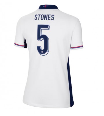 England John Stones #5 Replika Hjemmebanetrøje Dame EM 2024 Kortærmet